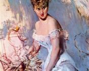 Portrait of Alice Regnault - 乔瓦尼·波尔蒂尼